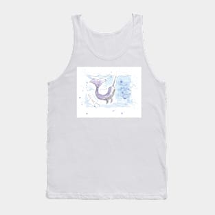 Narwhal illustration Tank Top